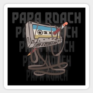 Papa Roach Cassette Magnet